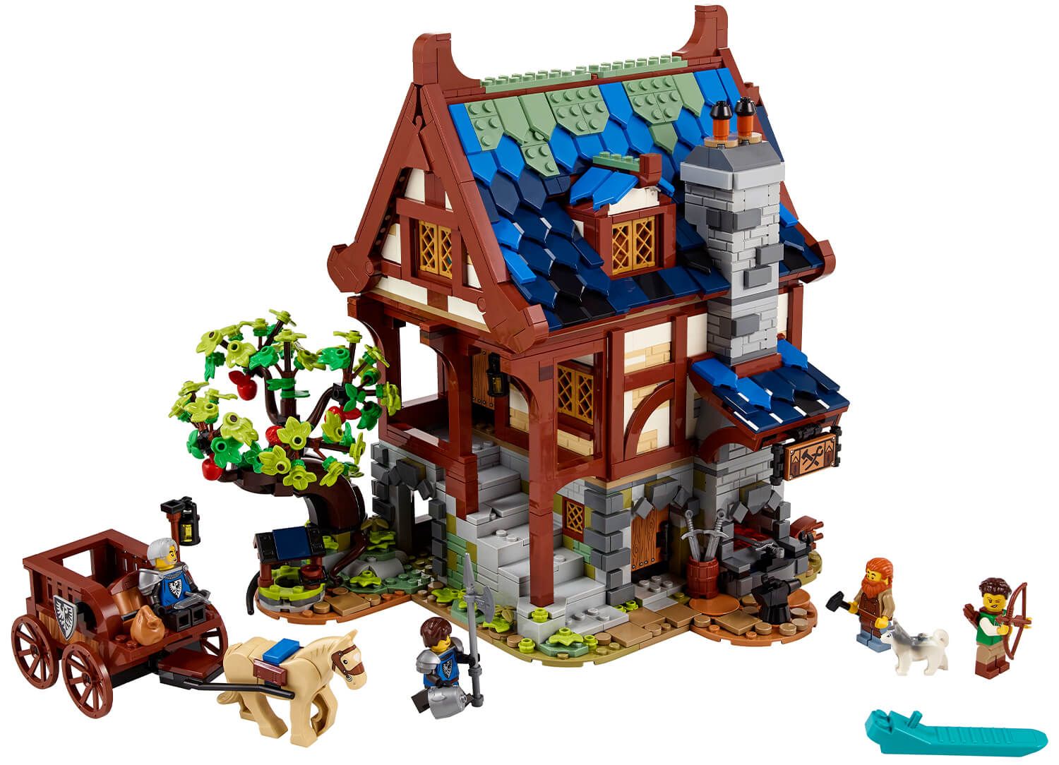 Medieval Blacksmith 21325  Buy online at the Official LEGO® Shop