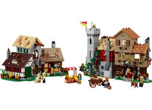 ساحة بلدة في القرون الوسطى