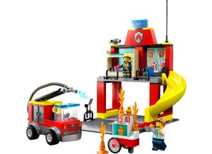 Fire Station and Fire Truck