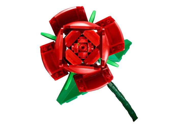 This Lego rose-building kit is the perfect way to show someone you car –