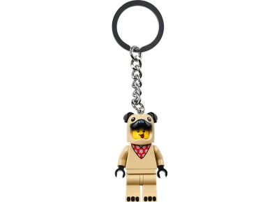 French Bull Dog Guy Key Chain