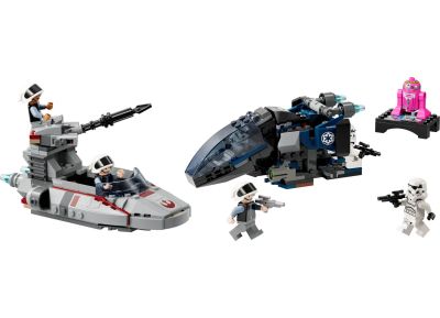 Imperial Dropship vs. Rebel Scout Speeder