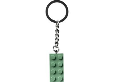 Sand Green 2x4 Brick Key Chain