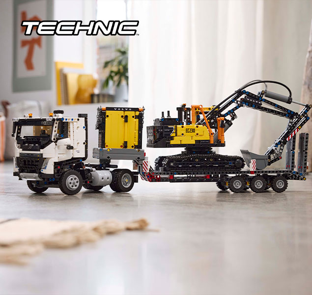 LEGO Truck and Excavator