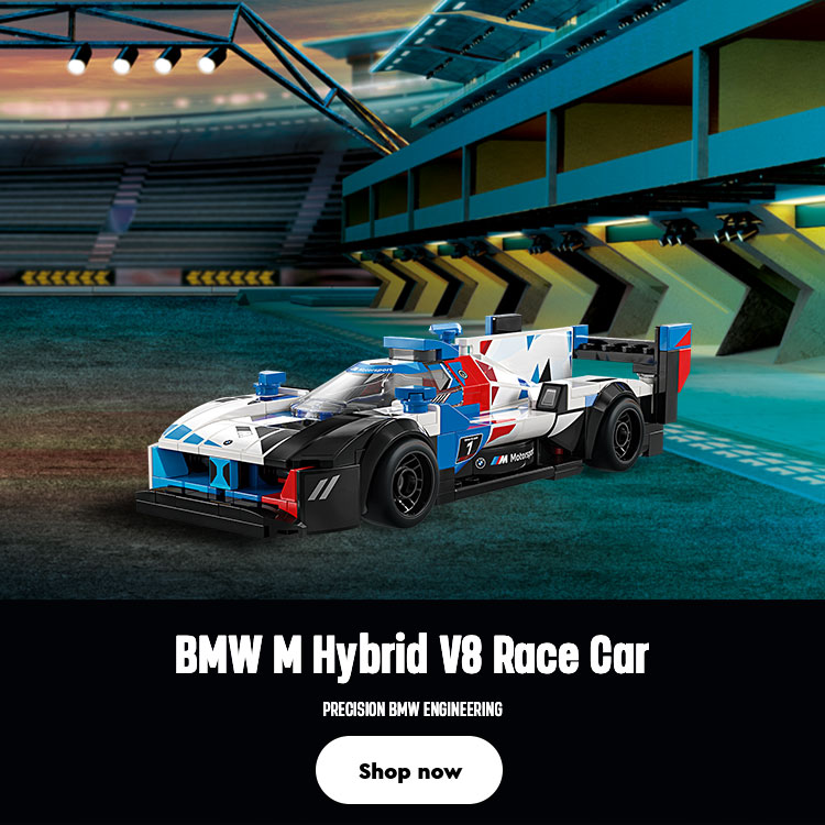 LEGO BMW Hybrid race car