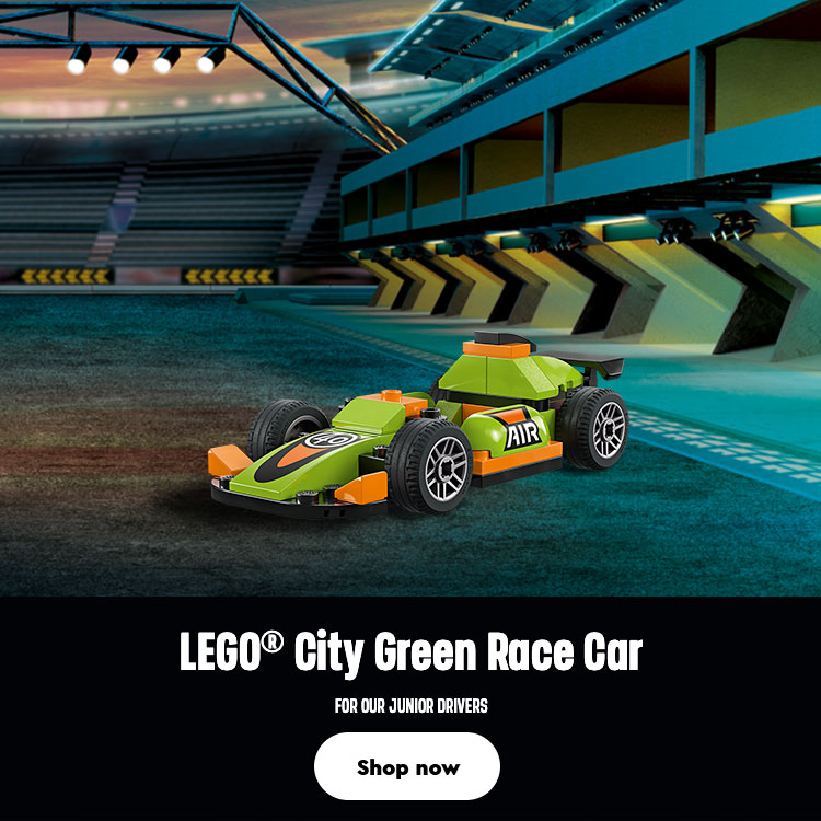 LEGO green race car